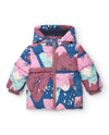 Girls' Abstract Print Puffer Jacket (Tuc Tuc)