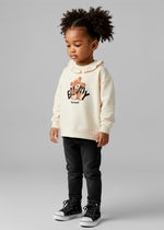 Girls Teddy Bear Ruffle Sweatshirt