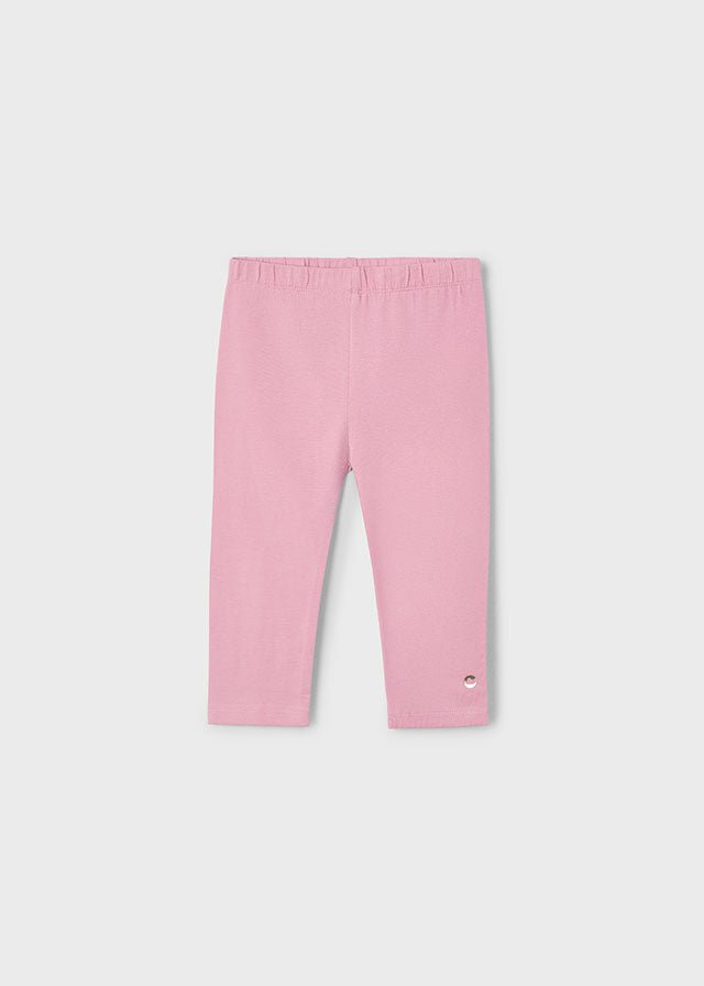 Girls Basic Short Leggings - Pink