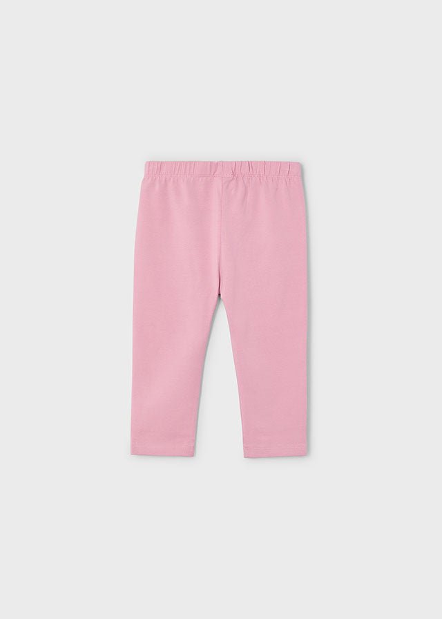 Girls Basic Short Leggings - Pink