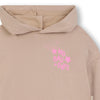 Girls Beige Hoodie Dress