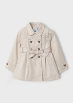 Girls Beige Trench Coat