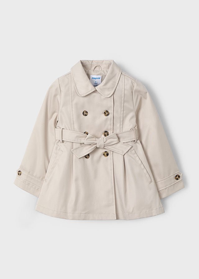 Girls Beige Trench Coat