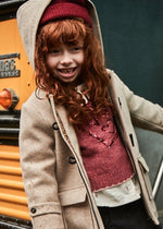 Girls Berry Jumper with Sequin Crown