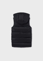 Girls Black Hooded Gilet Jacket (Mayoral)