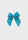 Girls Blue Bow Hair Clip (12cm) (Abel & Lula)