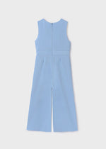 Girls Blue Crêpe Jumpsuit (Abel & Lula)