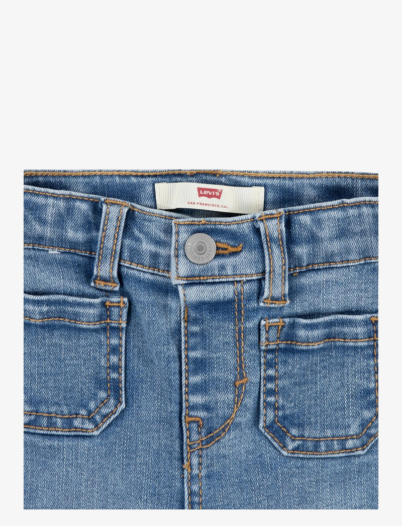 Girls' Blue Denim Jeans Set (Levis)