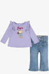 Girls' Blue Denim Jeans Set (Levis)