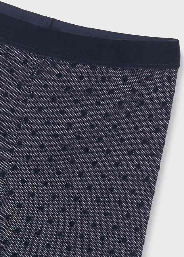 Girls Blue Dotted Leggings (mayoral)