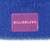 Girls Blue Faux Fur Knit Hat
