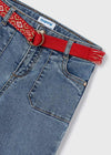 Girls Blue Flared Denim Jeans