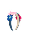 Girls Blue Floral Hairband (Agatha Ruiz de la Prada)