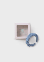 Girls Blue Ruffle Hairband (Abel & Lula)