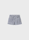 Girls Blue & White Striped Shorts (mayoral) - CottonKids.ie - Shorts - 2 year - 3 year - 4 year