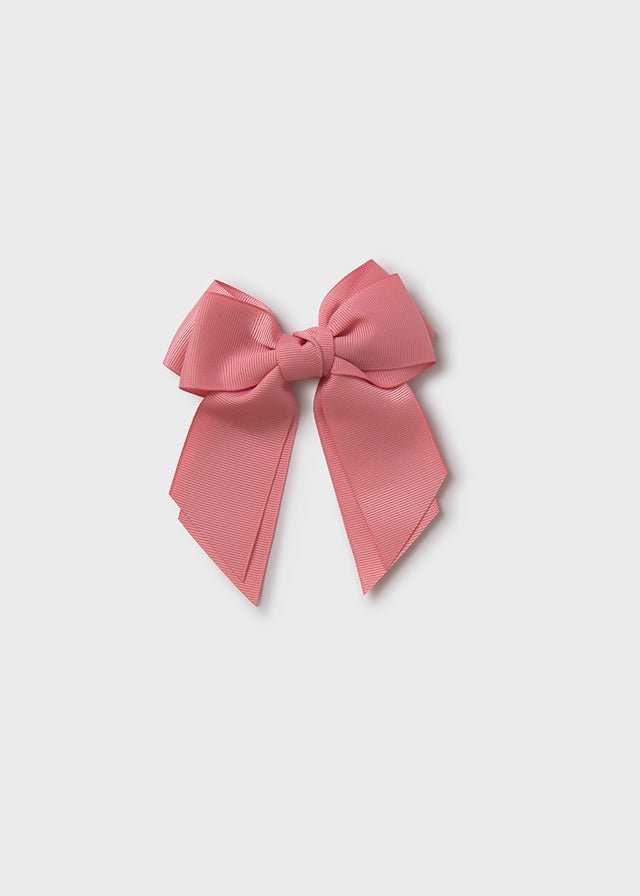 Girls Blush Pink Bow Hair Clip (12cm) (Abel & Lula)