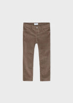 Girls Brown Glitter Corduroy Trousers (Mayoral)