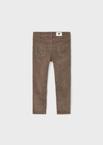 Girls Brown Glitter Corduroy Trousers (Mayoral)