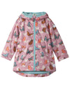 Girls Butterfly Print Waterproof Field Jacket