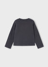 Girls Charcoal "You Rock" Long Sleeve T-Shirt