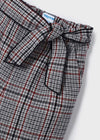 Girls' Check Trousers with Bow (Mayoral)