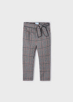 Girls' Check Trousers with Bow (Mayoral)