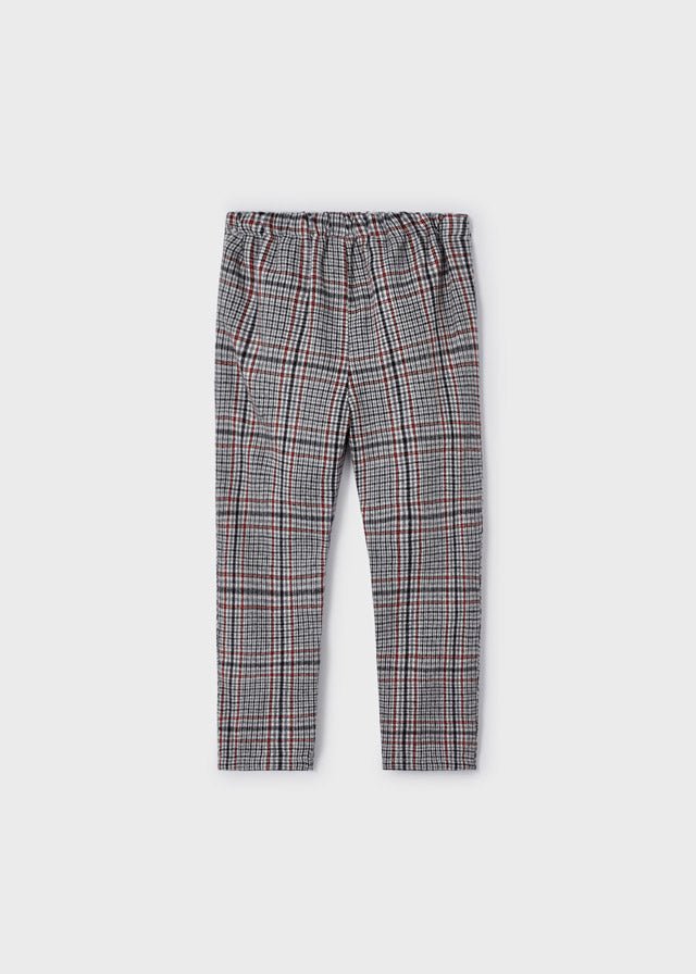 Girls' Check Trousers with Bow (Mayoral)