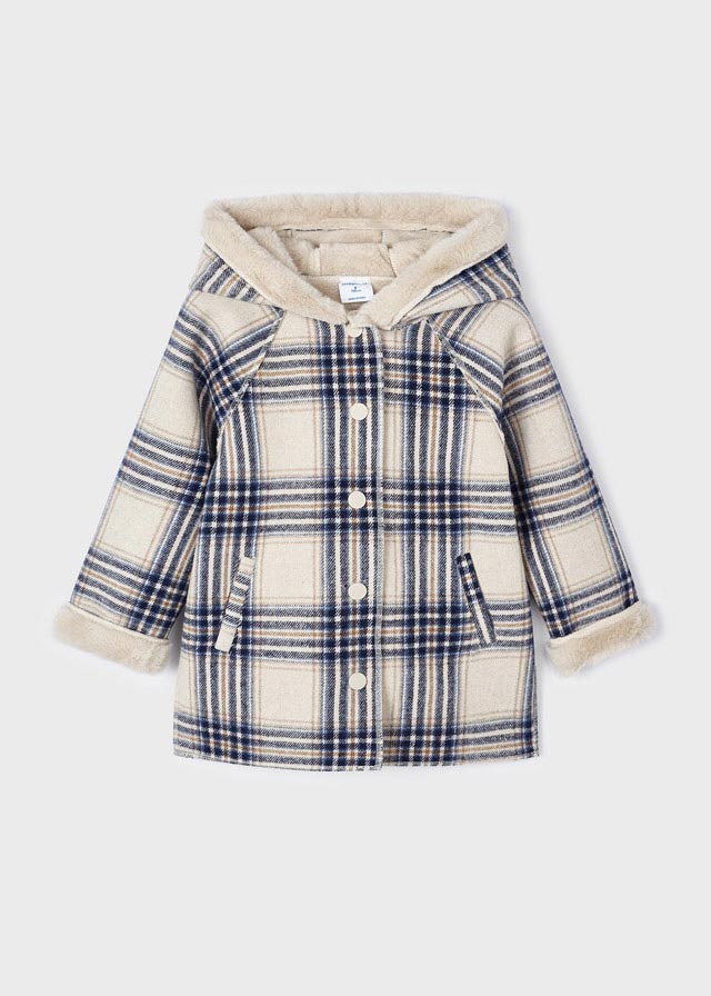 Girl's Classic Plaid Coat