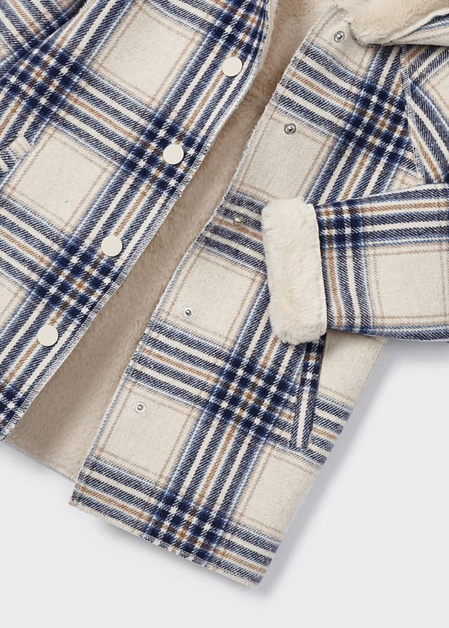 Girl's Classic Plaid Coat