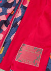 Girls Colorful Padded Coat with Heart Pockets
