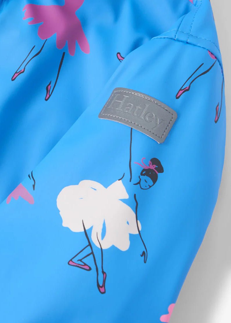 Girls Colour Changing Ballerina Rain Jacket