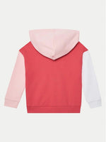 Girls Coral Pink Hooded Set