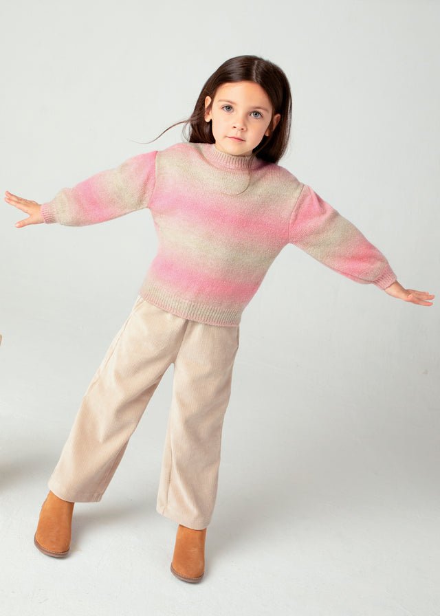 Girls' Cozy Camellia Ombre Sweater