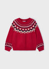 Girls' Cozy Fair Isle Knit Sweater (Mayoral)