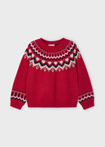 Girls' Cozy Fair Isle Knit Sweater (Mayoral)