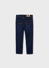 Girls Dark Blue Cotton Denim Skinny Jeans (mayoral)