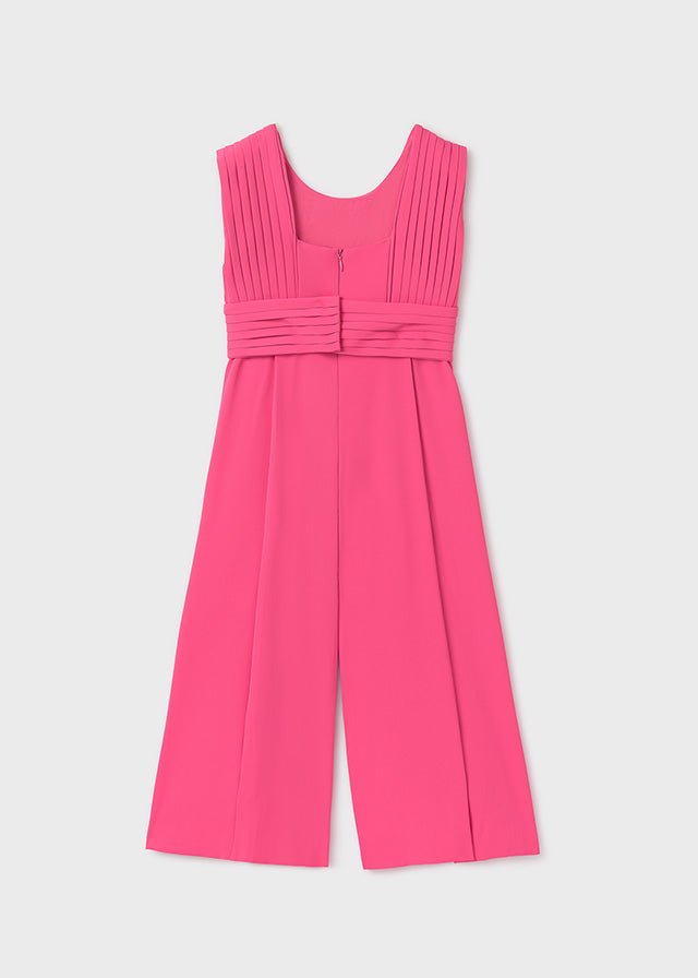 Girls Deep Pink Jumpsuit (Abel & Lula)