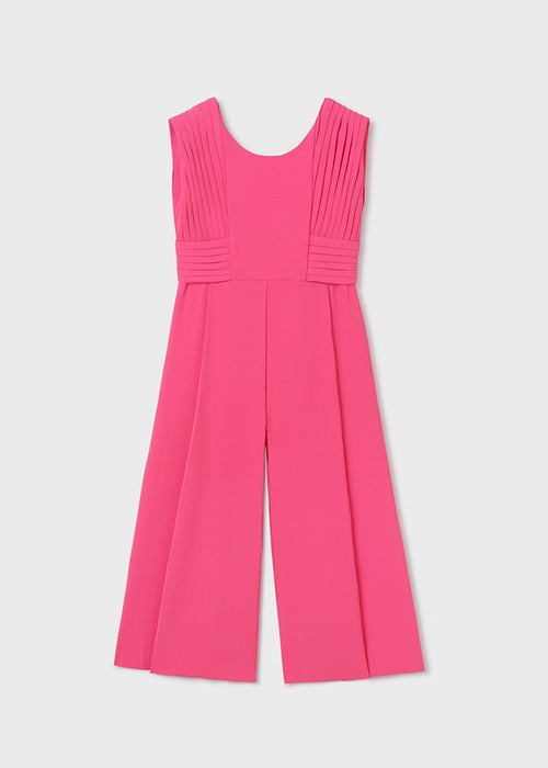 Girls Deep Pink Jumpsuit (Abel & Lula)