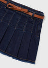 Girls' Denim Skirt with Belt (Mayoral)