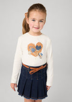 Girls' Denim Skirt with Belt (Mayoral)