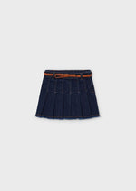 Girls' Denim Skirt with Belt (Mayoral)