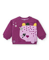 Girls' Dino Patch Plush Sweatshirt (Tuc Tuc)