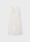 Girls Elegant Ivory Jumpsuit