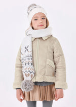 Girls Fair Isle Hat & Scarf Set (mayoral)