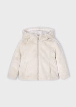 Girls Faux Fur Coat (mayoral)