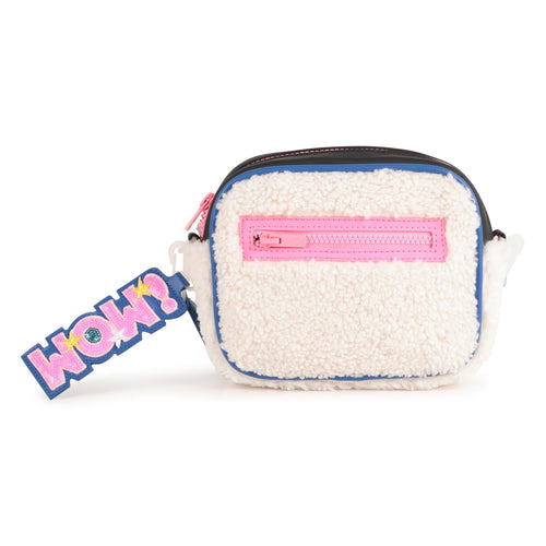 Girls Faux Shearling Crossbody Bag
