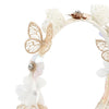 Girls Floral Butterfly Ceremony Headband