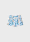 Girls Floral Cotton Skort