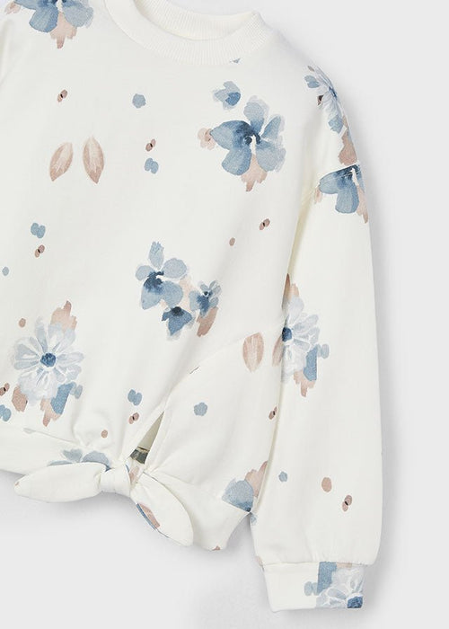 Girls' Floral Print Sweatshirt (Mayoral)