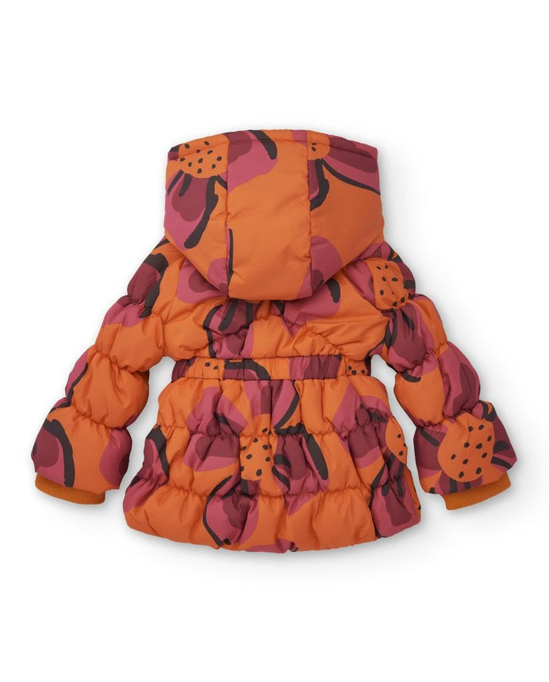 Girls' Floral Puffer Jacket with Hood (Tuc Tuc)